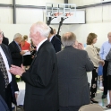 Uncle Bill and Mark chat at the Funeral Reception